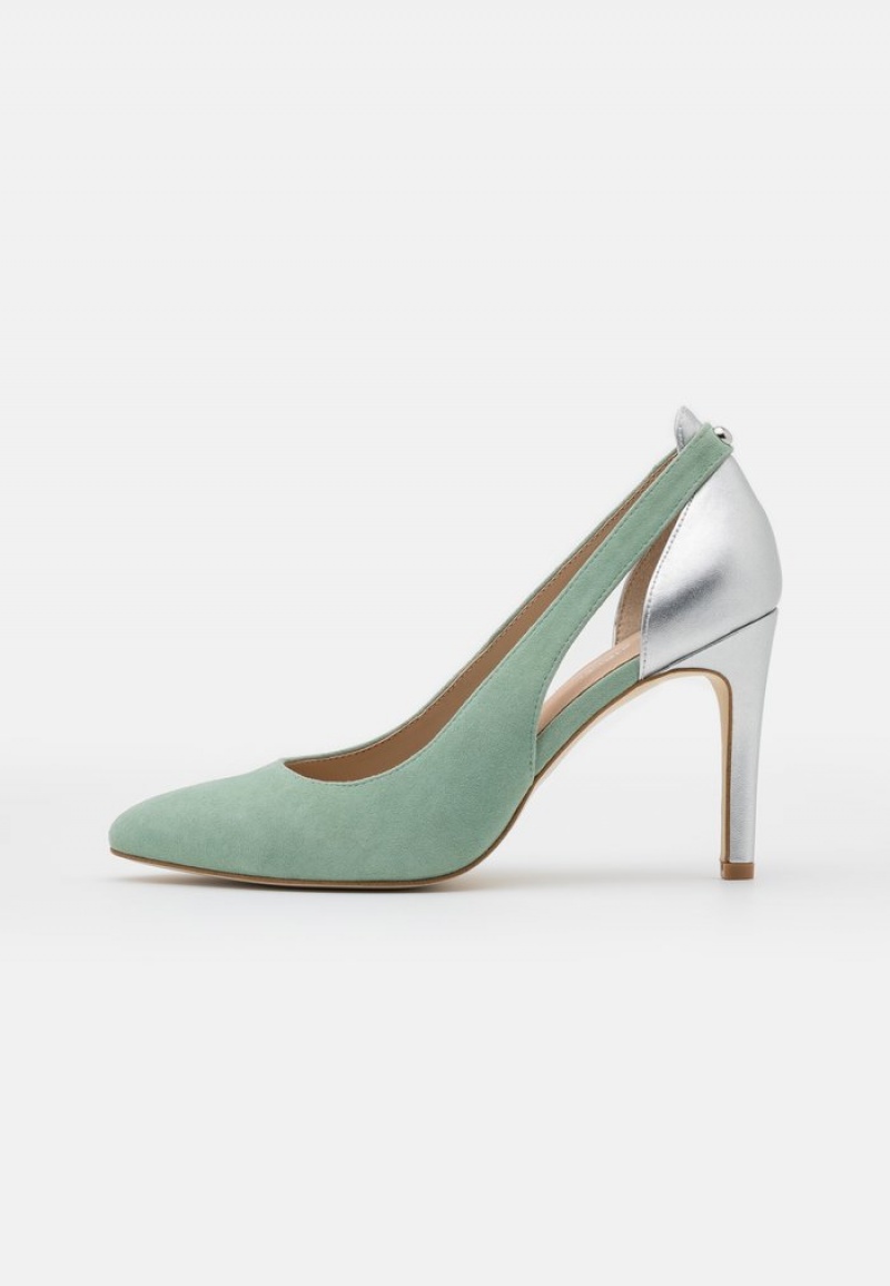 Anna Field Cheapest Leather High Heels Pumps Dame Mint | NO-YBIKN-9173