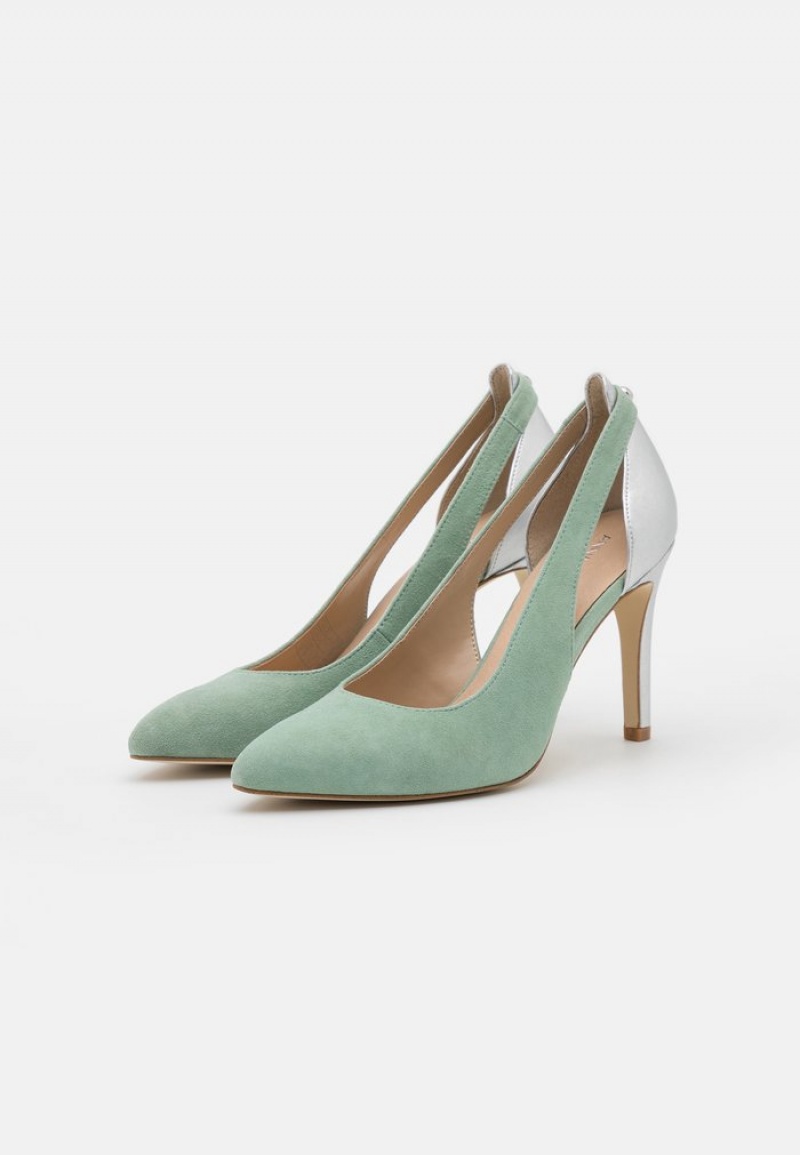 Anna Field Cheapest Leather High Heels Pumps Dame Mint | NO-YBIKN-9173