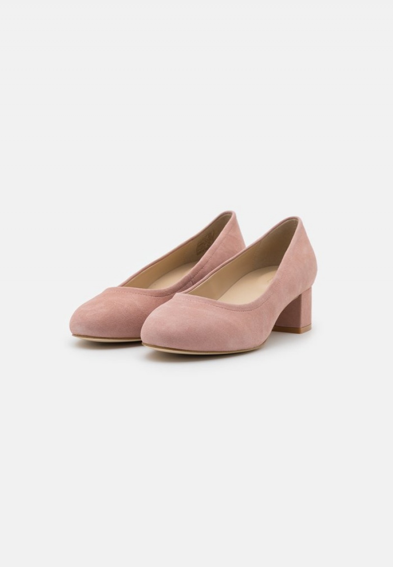 Anna Field Cheapest Leather Komfort Classic Heels Pumps Dame Rosa | NO-CZLAQ-4729