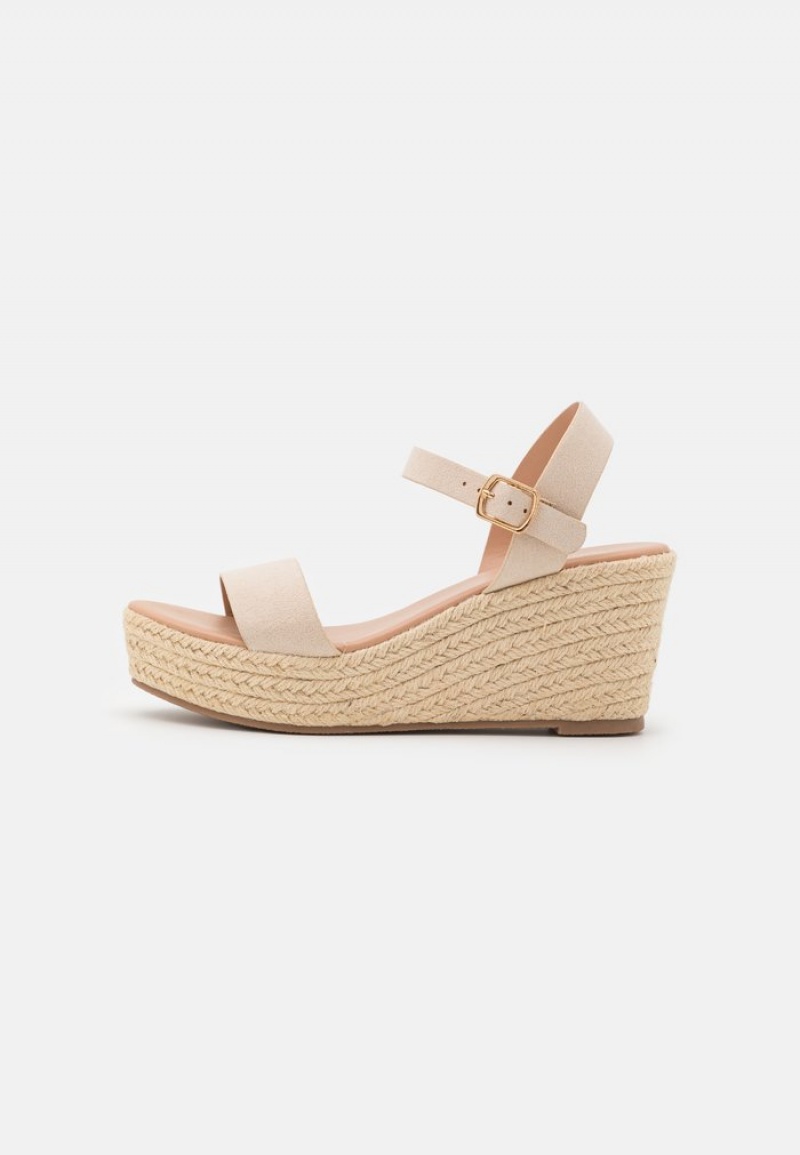 Anna Field Cheapest Platform Sandaler Dame Beige | NO-HNBLF-9405