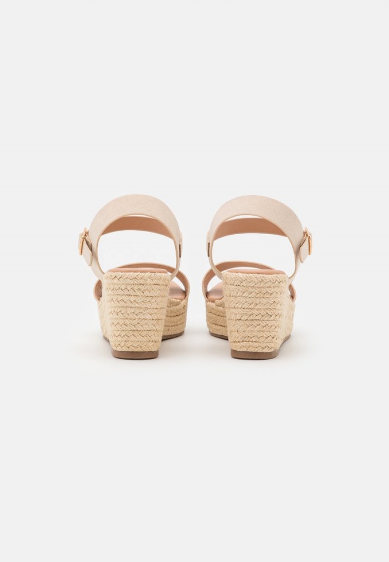 Anna Field Cheapest Platform Sandaler Dame Beige | NO-HNBLF-9405