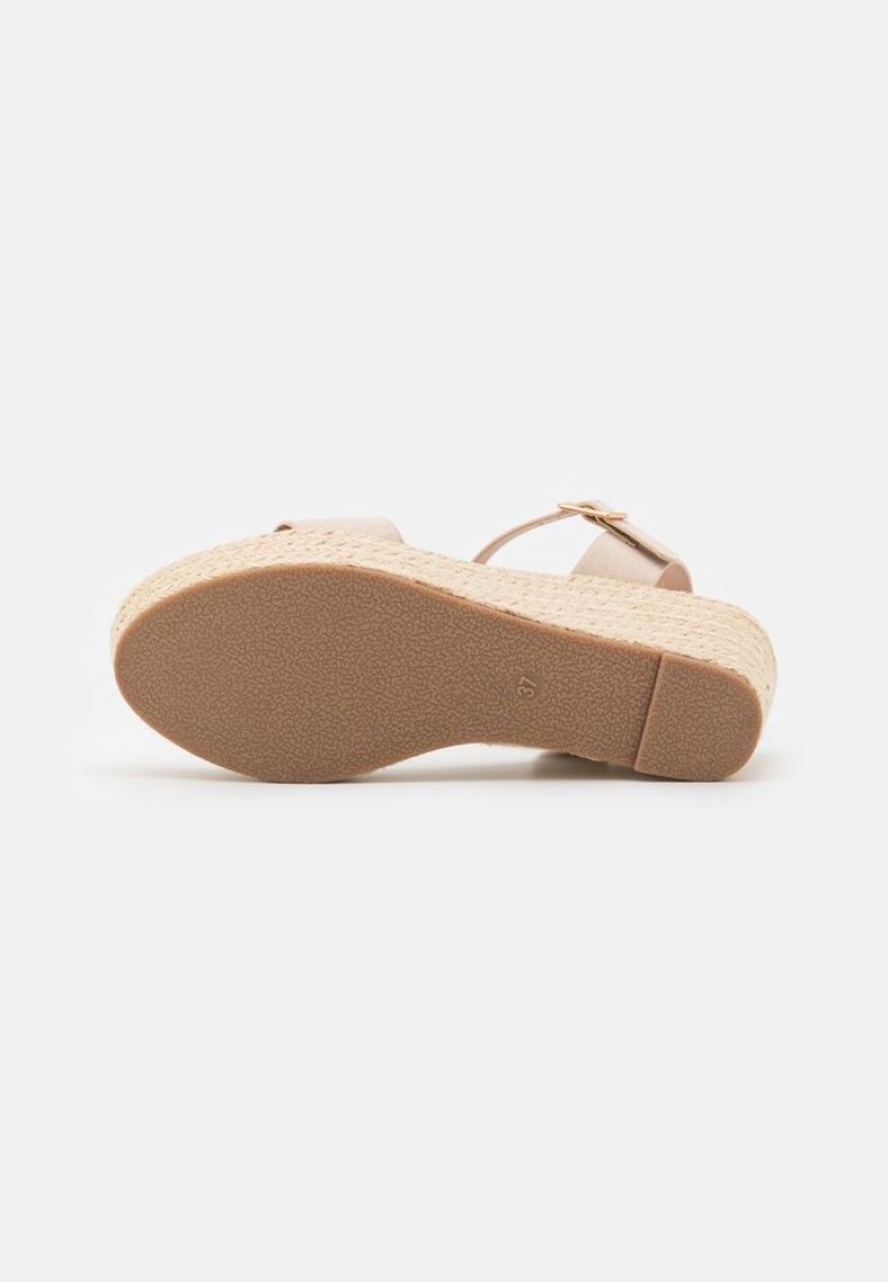 Anna Field Cheapest Platform Sandaler Dame Beige | NO-HNBLF-9405