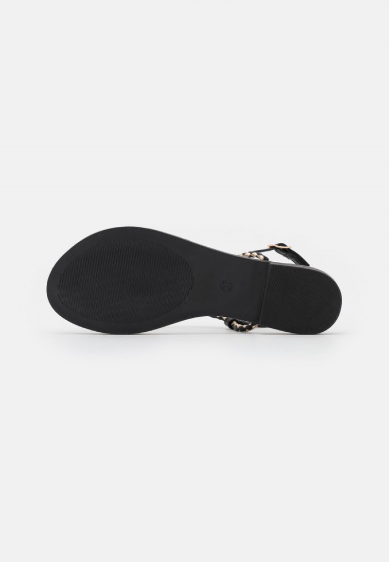 Anna Field Cheapest T-Bar Sandaler Dame Svarte | NO-NUBDM-6071