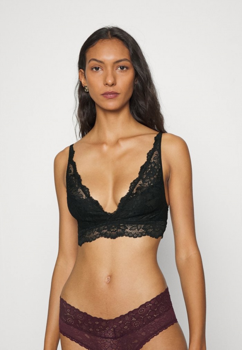 Anna Field Coupon 3Pp Bralette Bustier Dame Svarte | NO-GOLKF-4176