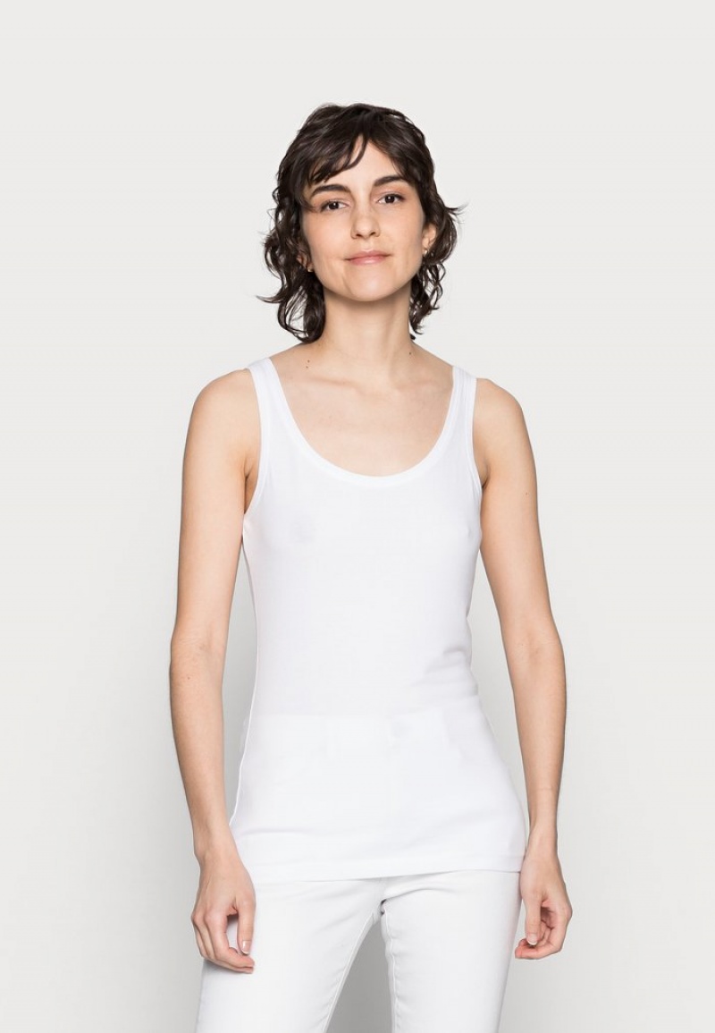 Anna Field Coupon Basic Tank 3Er Pack Top T-Skjorte Dame Svarte | NO-JUFPZ-4037