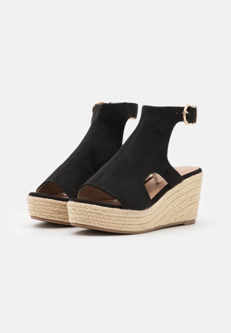 Anna Field Coupon Platform Sandaler Dame Svarte | NO-LJUWP-1206