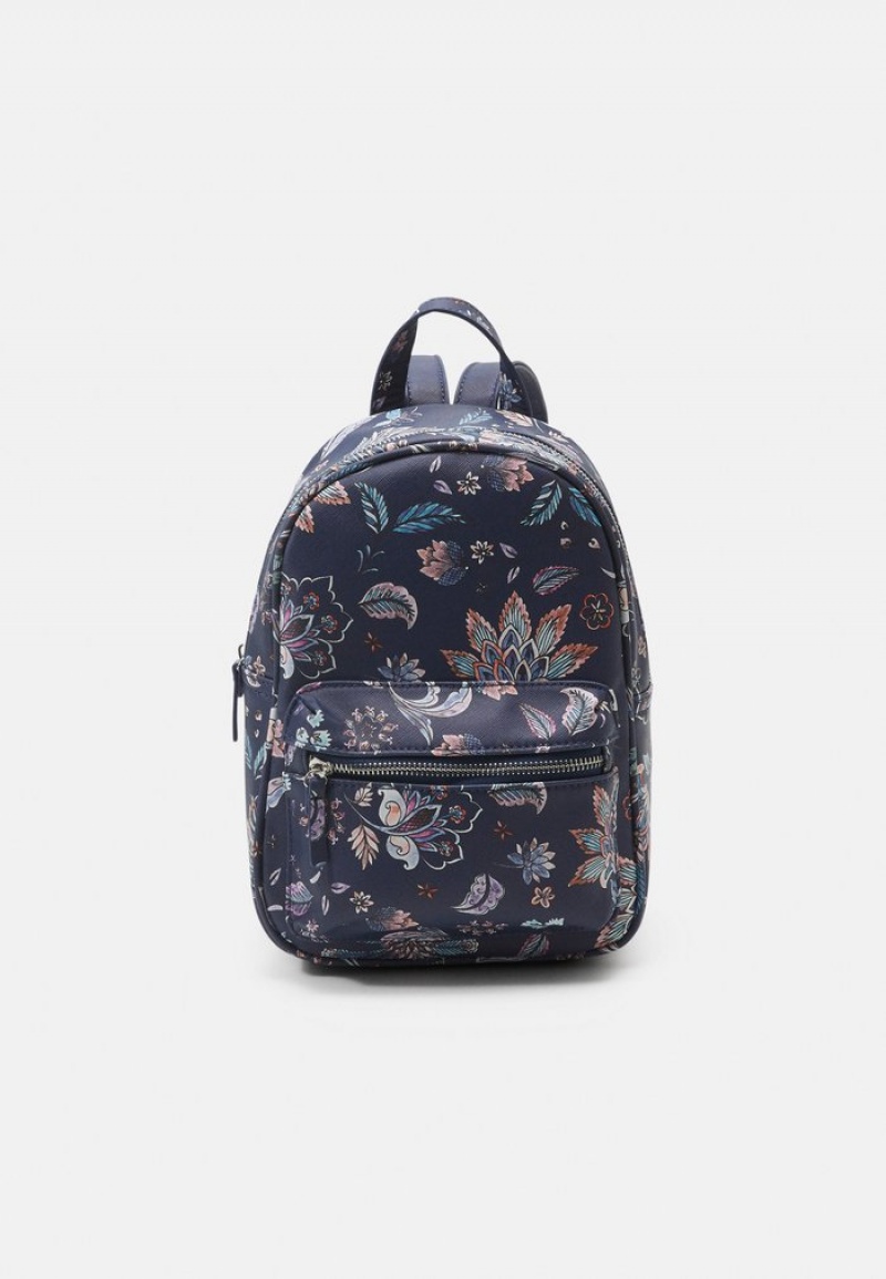 Anna Field Coupon Rucksack Ryggsekk Dame Blå | NO-FTQKS-6704