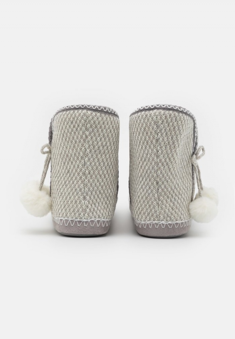 Anna Field Coupon Slippers Støvletter Dame Lyse Grå | NO-AGQUM-0149