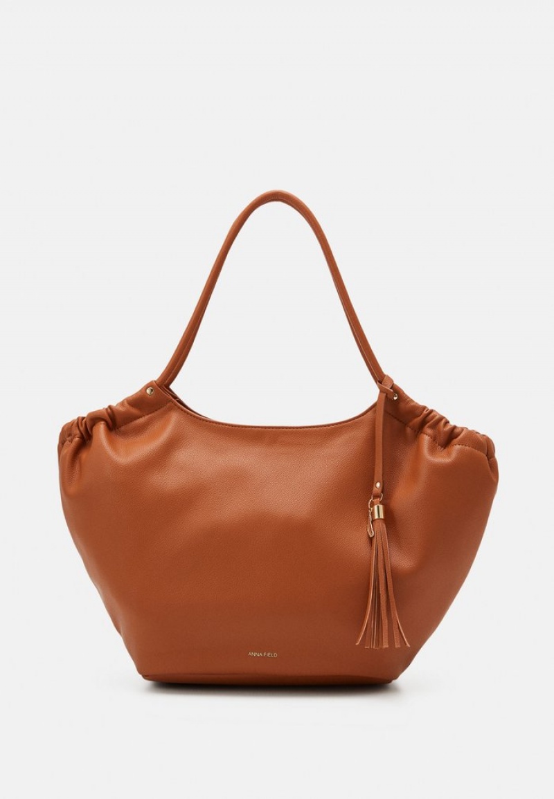 Anna Field Coupon Tote Veske Dame Brune | NO-TJHVK-8523