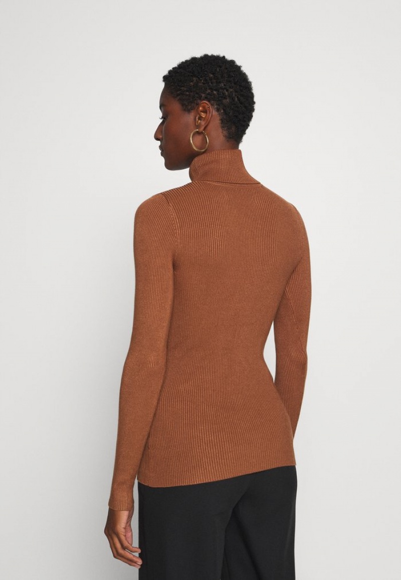 Anna Field Coupon Turtle Neck Jumper Pullover Dame Brune | NO-OPAUN-3240