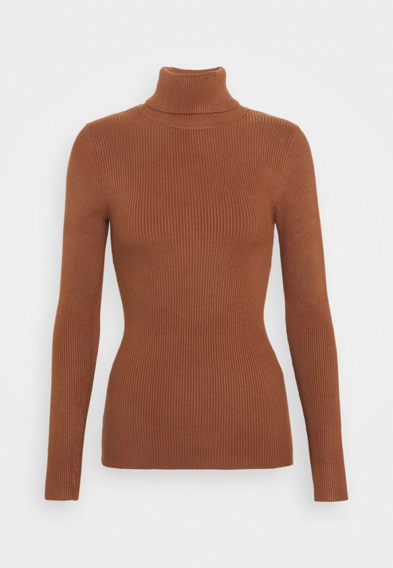 Anna Field Coupon Turtle Neck Jumper Pullover Dame Brune | NO-OPAUN-3240