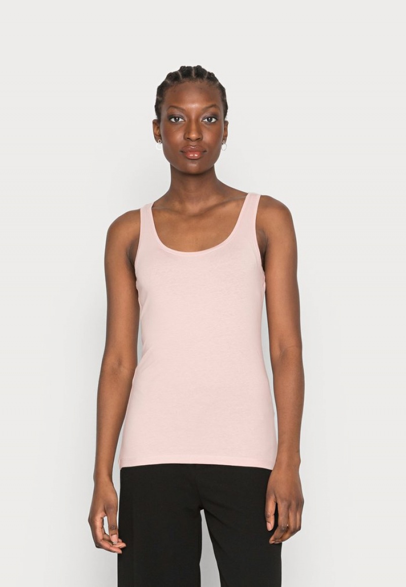 Anna Field Deals Basic Tank 3Er Pack Top T-Skjorte Dame Mørke Blå | NO-CYINK-5480