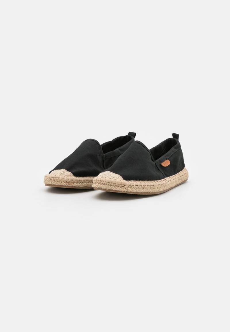 Anna Field Deals Espadrilles Lave Sko Dame Svarte | NO-LFQVR-3549