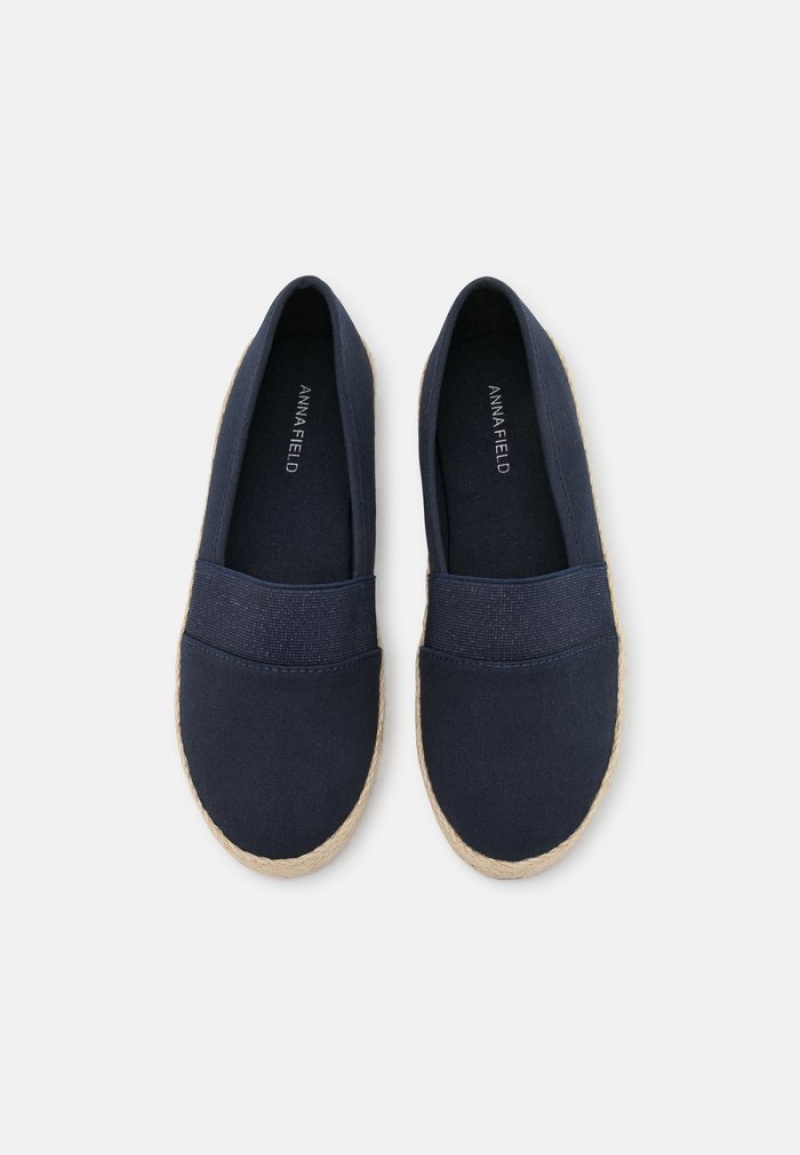 Anna Field Deals Espadrilles Lave Sko Dame Mørke Blå | NO-NAXCY-9047