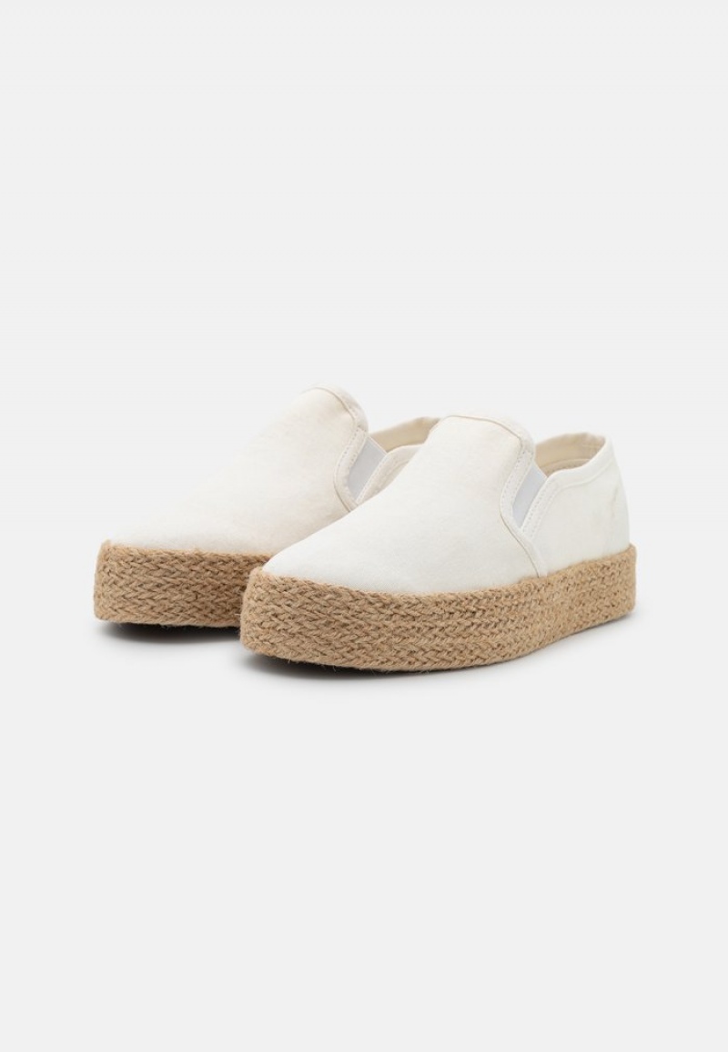 Anna Field Deals Espadrilles Lave Sko Dame Hvite | NO-JXYBI-1275