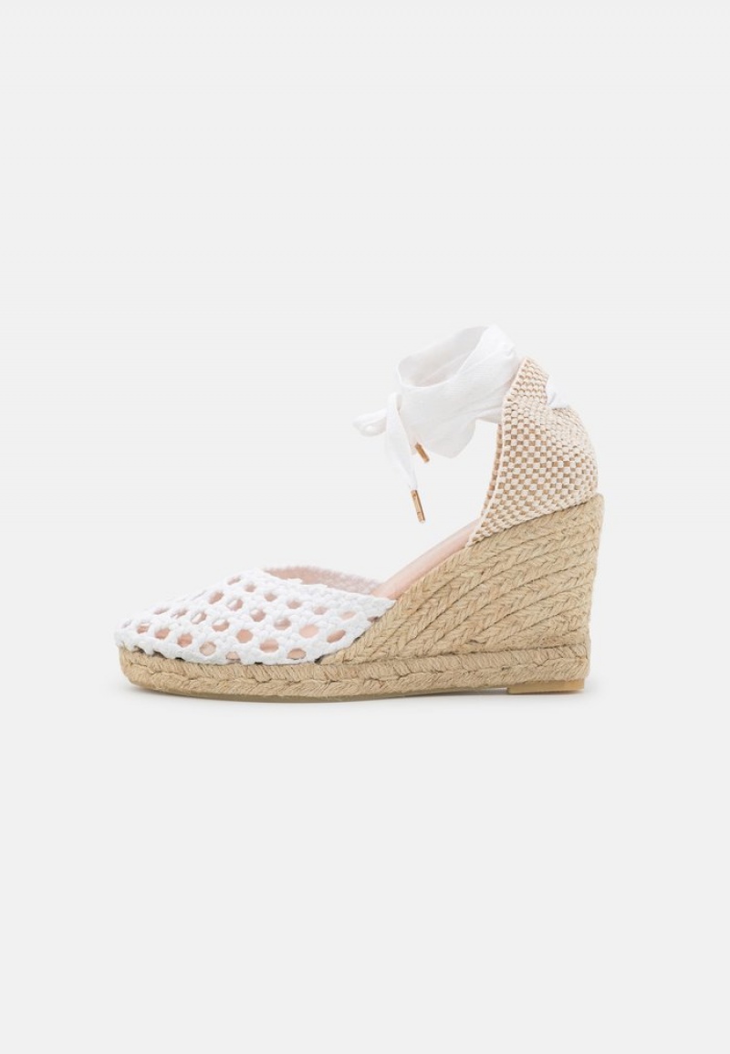 Anna Field Deals Platform Sandaler Dame Hvite | NO-ADUJQ-3261