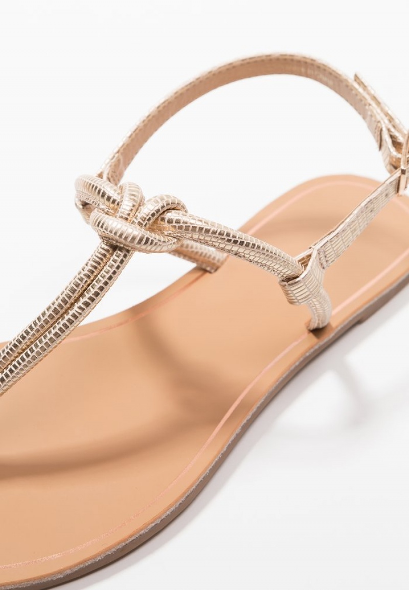 Anna Field Deals T-Bar Sandaler Dame Rosa Gull | NO-WEVGS-6745