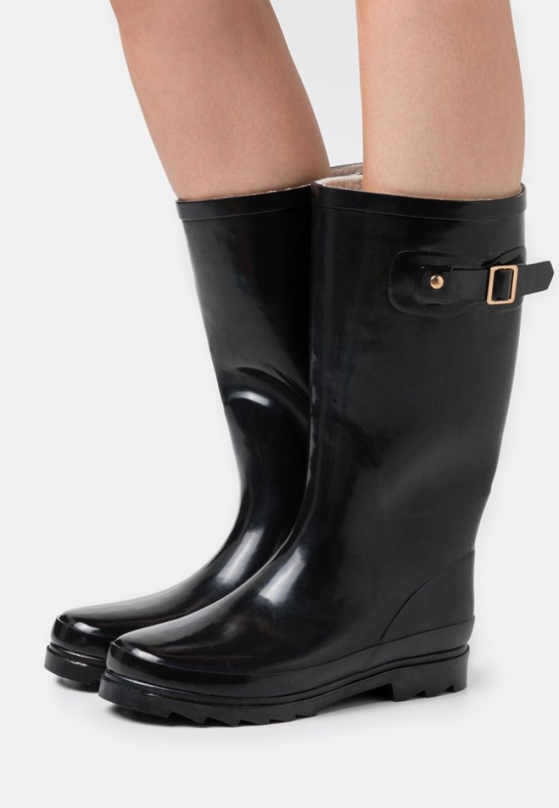 Anna Field Deals Wellies Støvler Dame Svarte | NO-PZUGK-6347