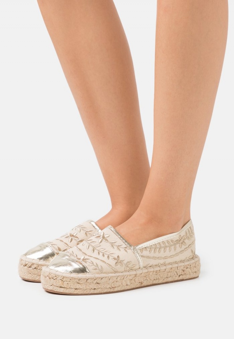 Anna Field Discount Espadrilles Lave Sko Dame Gull | NO-NSOYJ-1873