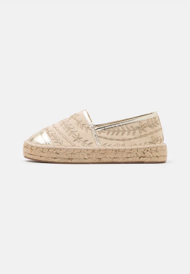 Anna Field Discount Espadrilles Lave Sko Dame Gull | NO-NSOYJ-1873