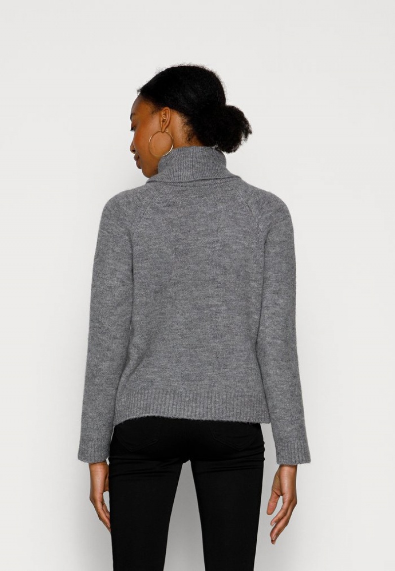 Anna Field Discount Jumper Pullover Dame Grå | NO-FMWIT-2453