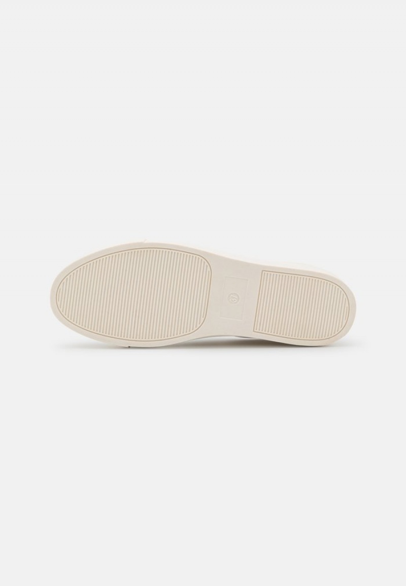 Anna Field Discount Komfort Slip-Ons Lave Sko Dame Hvite | NO-KVFNJ-7358