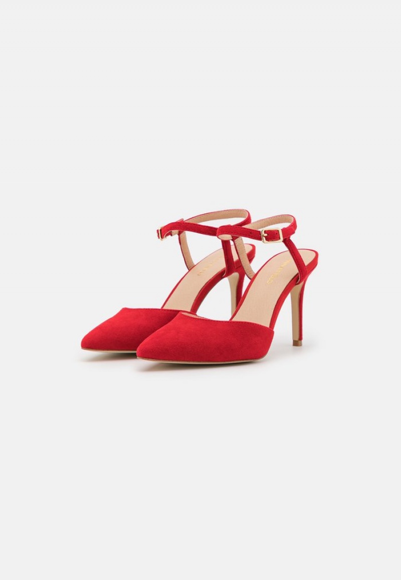 Anna Field Discount Leather Classic Heels Pumps Dame Rød | NO-XRNFP-4370