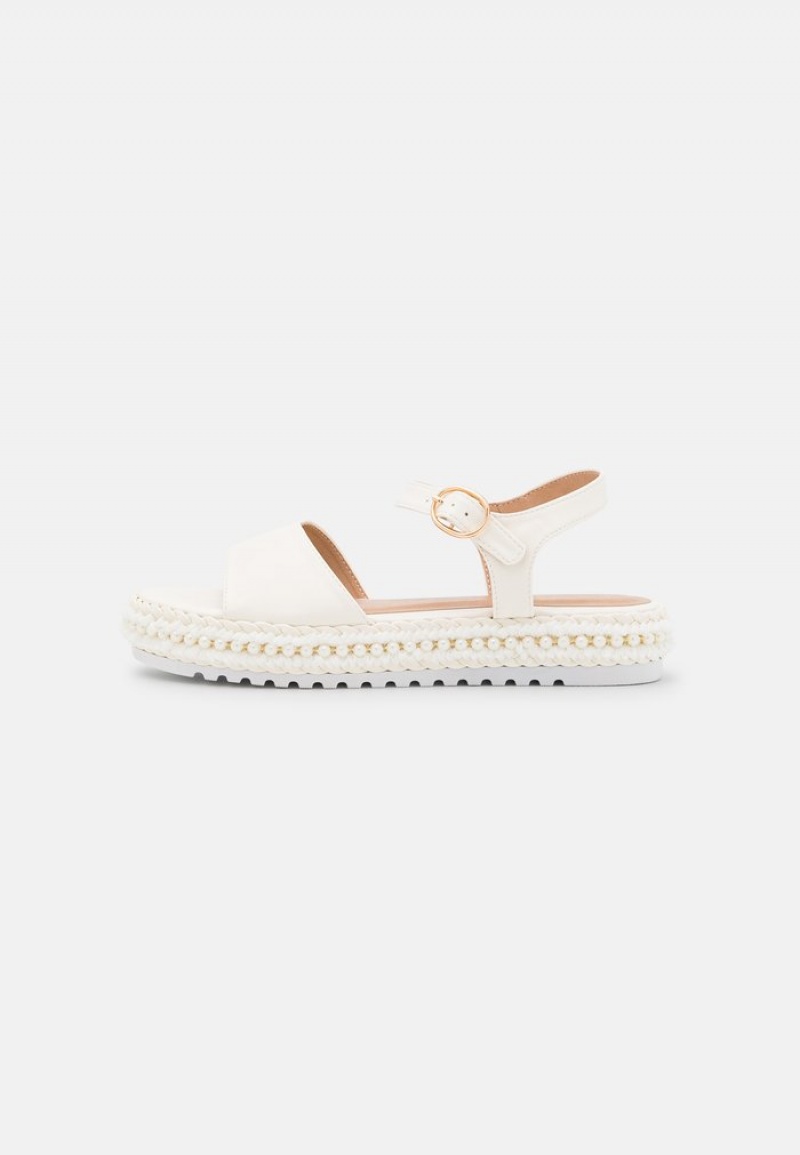 Anna Field Discount Platform Sandaler Dame Hvite | NO-HRMSG-4627