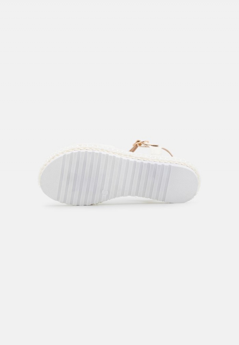 Anna Field Discount Platform Sandaler Dame Hvite | NO-HRMSG-4627