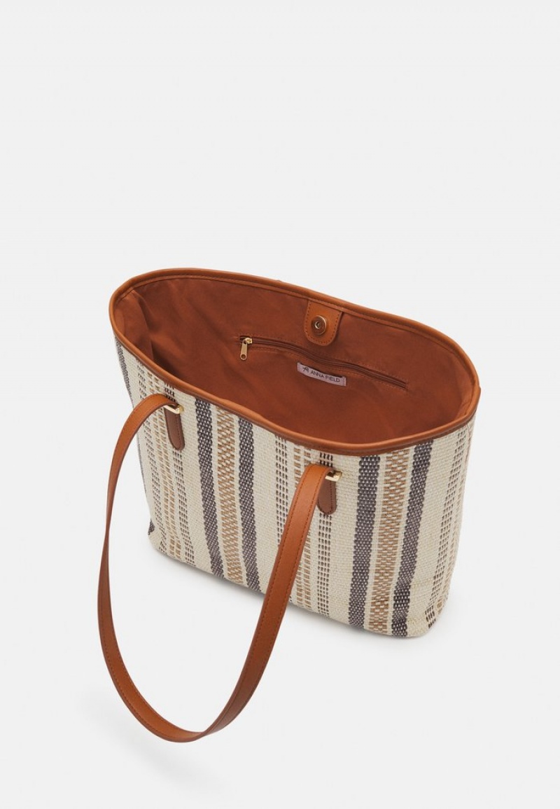 Anna Field Discount Tote Veske Dame Brune | NO-ADRGK-8469