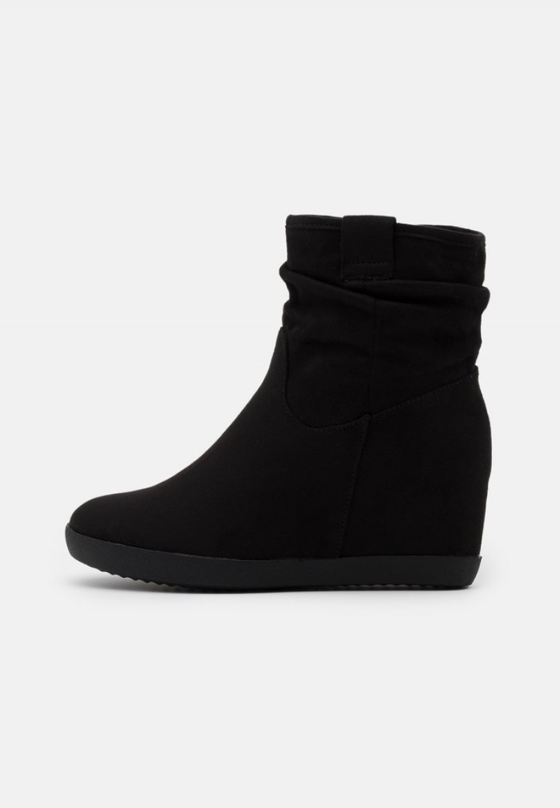 Anna Field Discount Vinter Booties Hawai Wedge Vinterstøvler Dame Svarte | NO-ZPXQV-5412