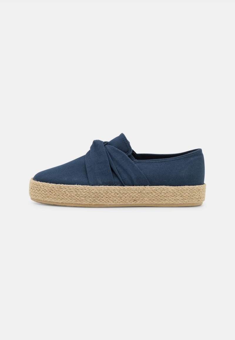 Anna Field Flash Sale Espadrilles Lave Sko Dame Mørke Blå | NO-OKHNU-7823