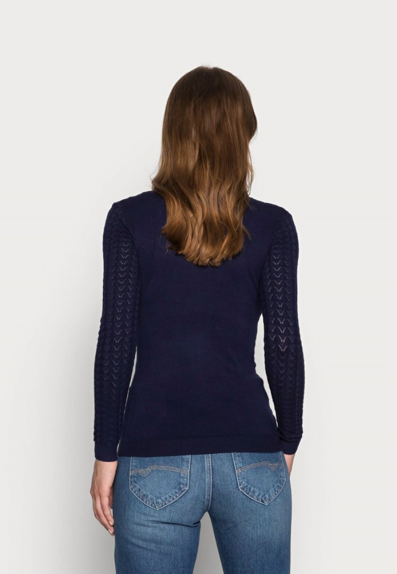 Anna Field Flash Sale Jumper Pullover Dame Mørke Blå | NO-JLRSF-0671