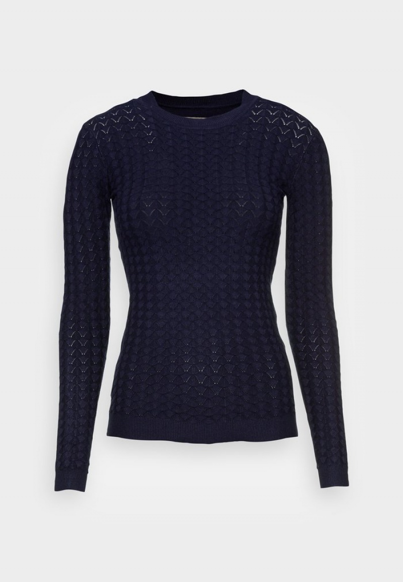 Anna Field Flash Sale Jumper Pullover Dame Mørke Blå | NO-JLRSF-0671