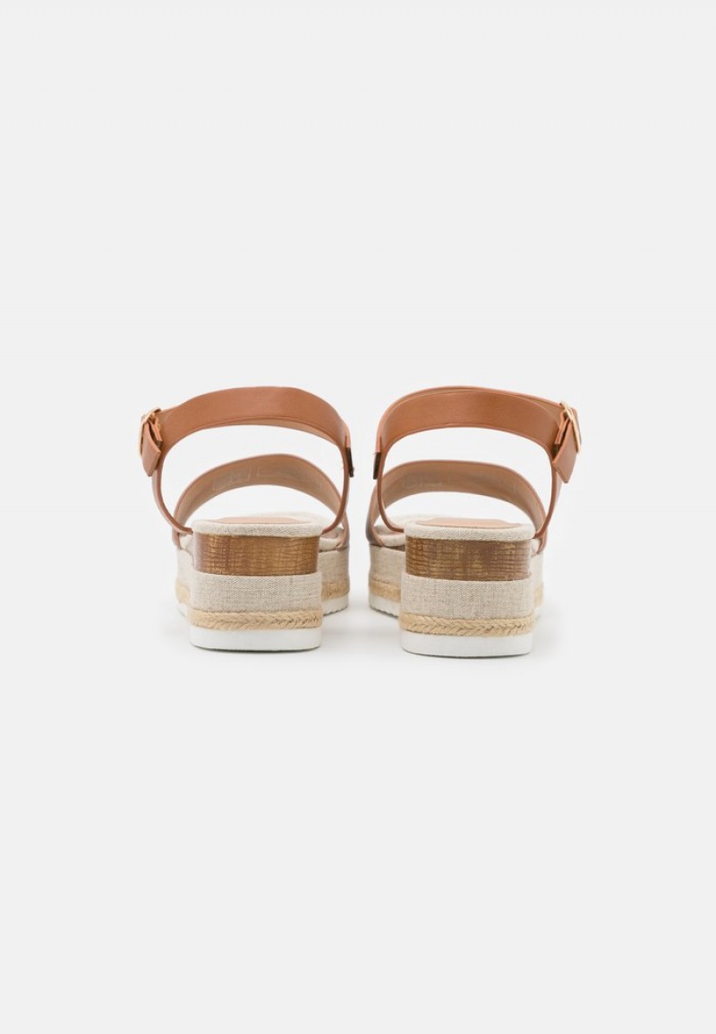 Anna Field Flash Sale Komfort Espadrilles Sandaler Dame Brune | NO-SPWDQ-1572