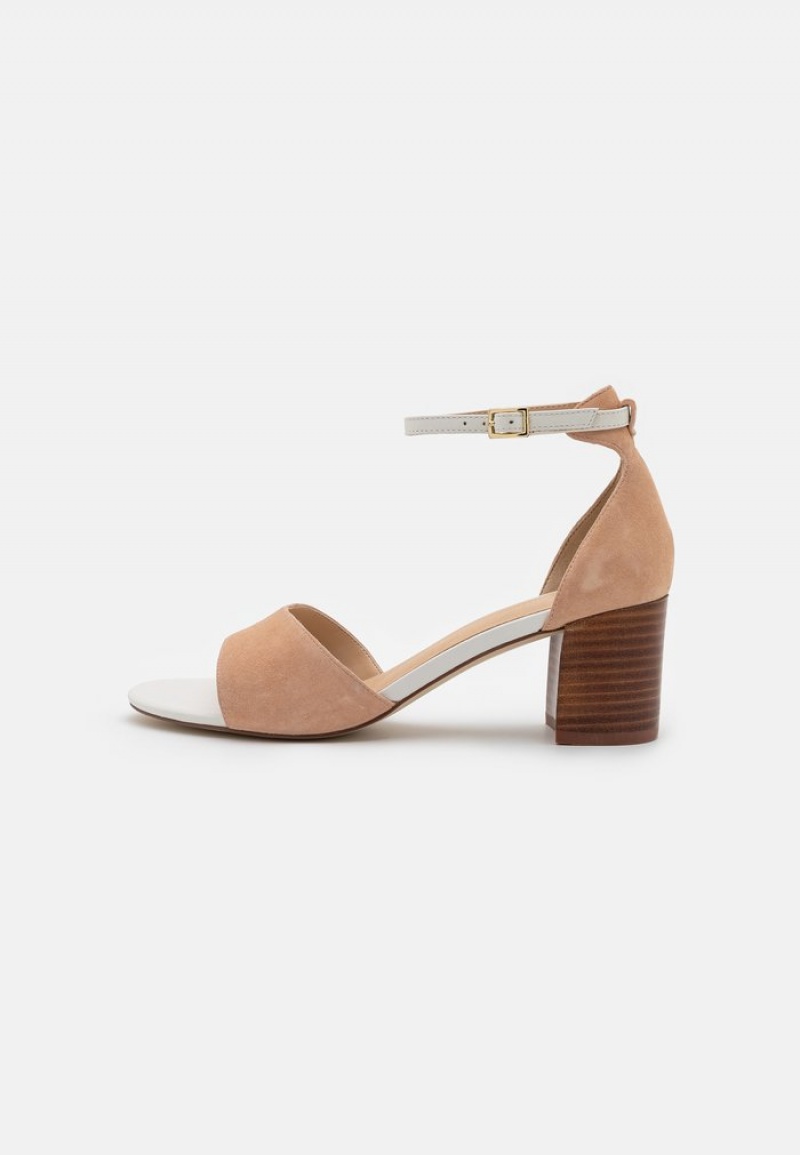 Anna Field Flash Sale Leather Sandaler Dame Beige | NO-KTYAU-7532