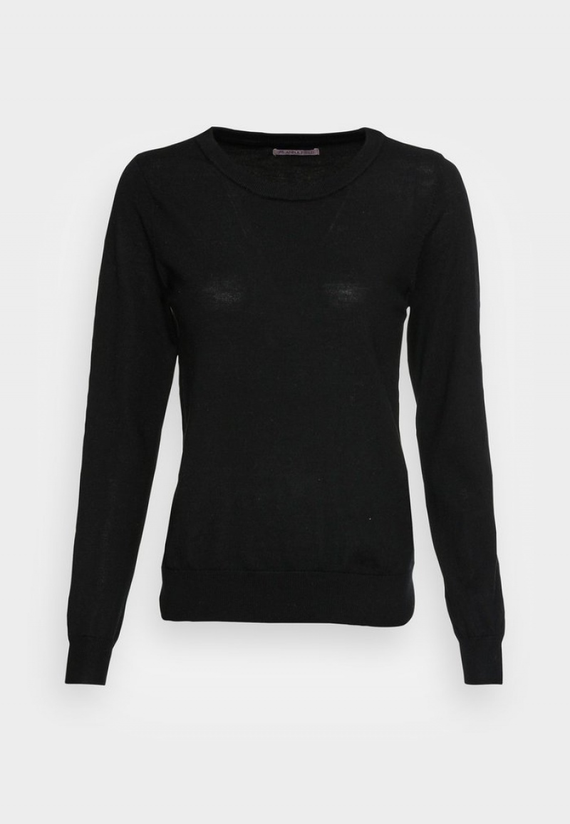 Anna Field Flash Sale Merino Ull Jumper Pullover Dame Svarte | NO-YWQID-8754