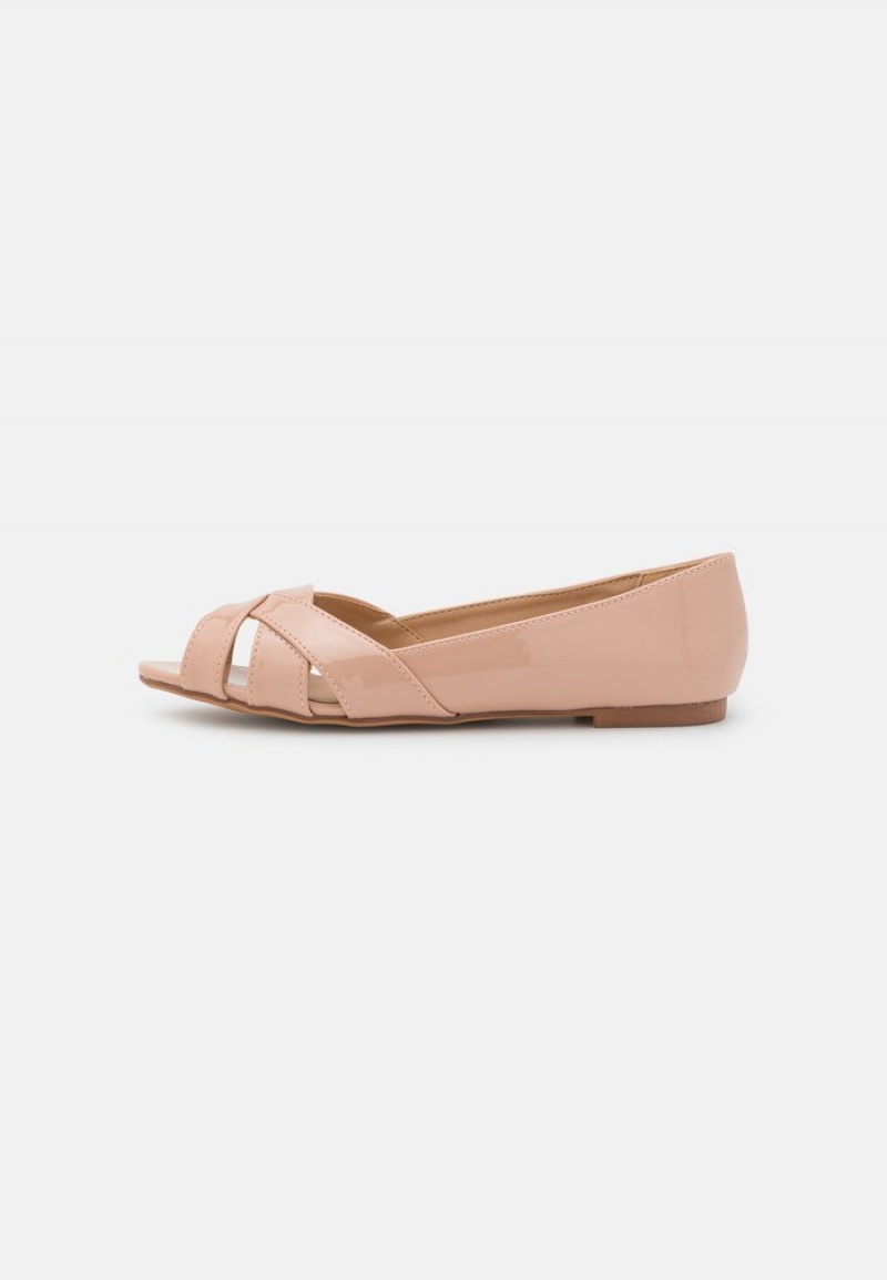 Anna Field Flash Sale Peeptoe Ballet Pumps Ballerinasko Dame Lyse Rosa | NO-FDQTG-8072