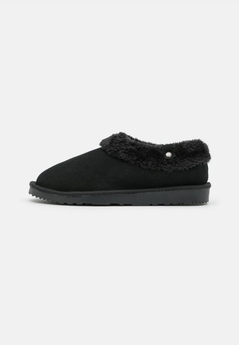 Anna Field Flash Sale Slip-Ons Lave Sko Dame Svarte | NO-PYBZX-6452