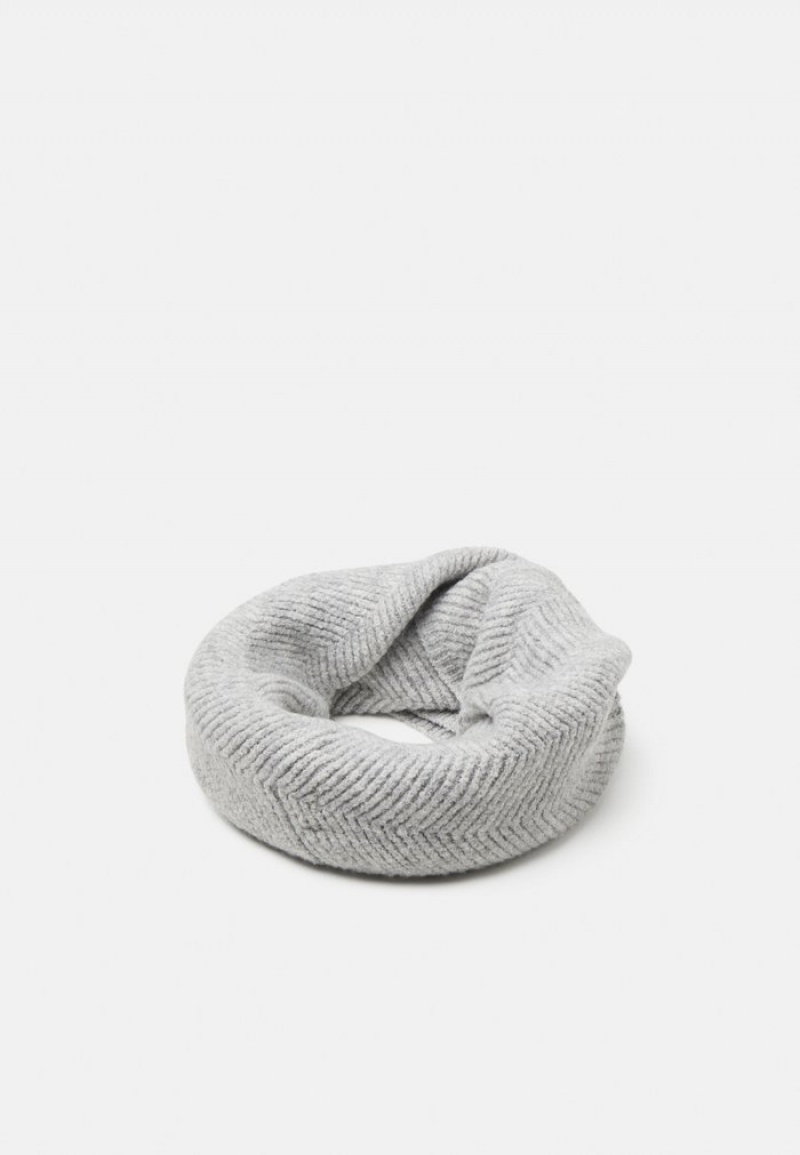 Anna Field Flash Sale Snood Foulards Dame Grå | NO-ZHUXK-2158