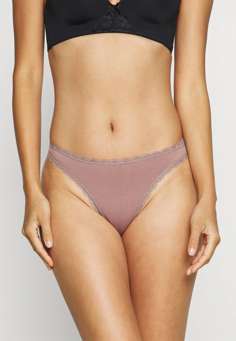 Anna Field Hot Sale 3 Pack Seamless Blonder Thong Dame Svarte | NO-GBVHP-5410