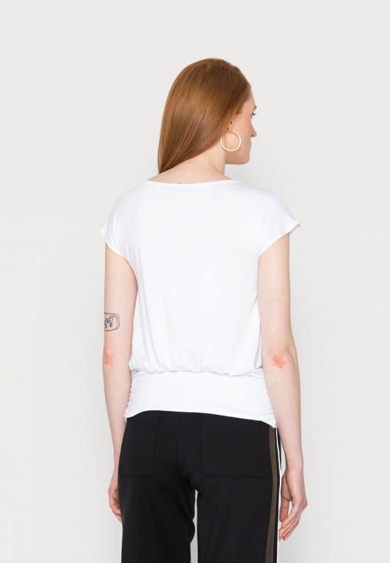 Anna Field Hot Sale Basic T-Skjorte Dame Hvite | NO-CXHRG-7093