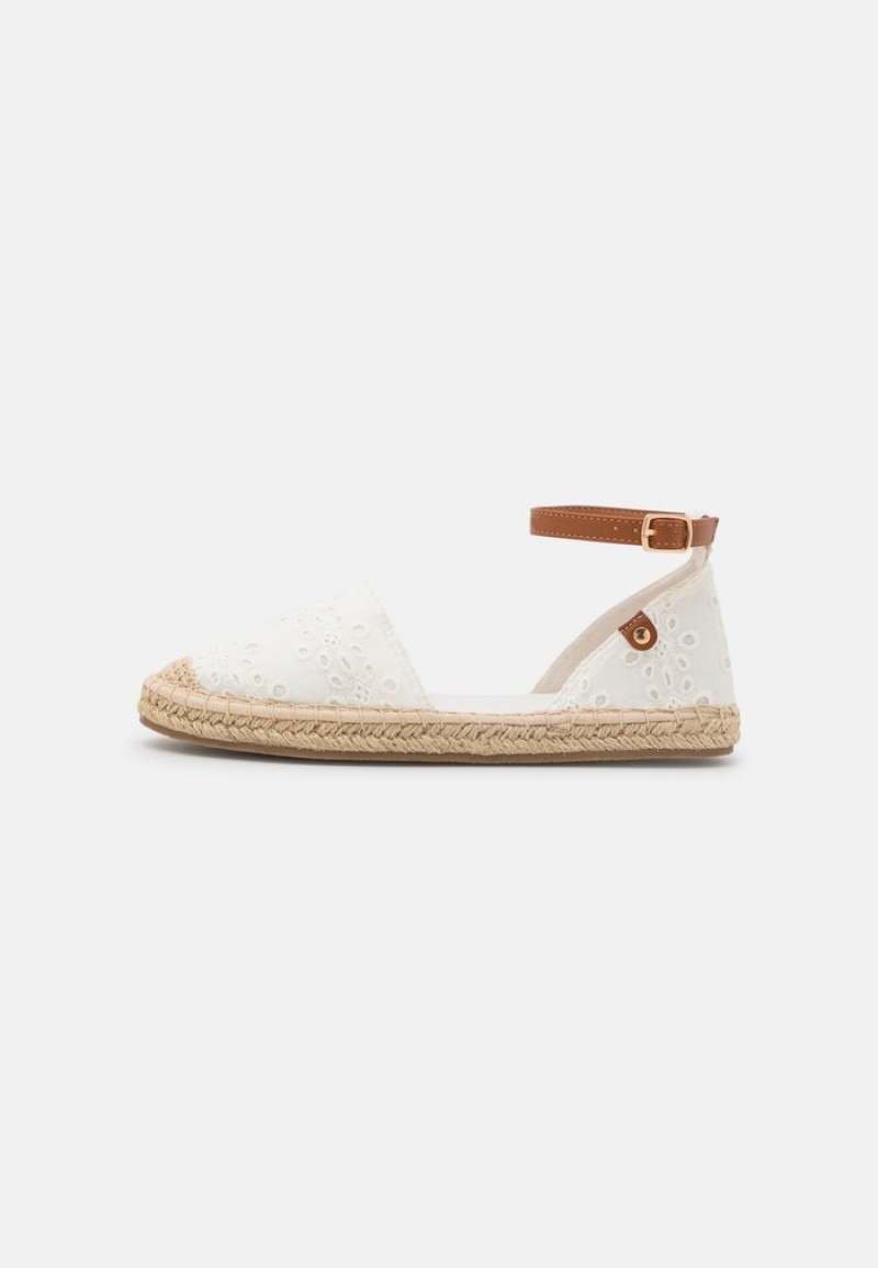 Anna Field Hot Sale Espadrilles Lave Sko Dame Hvite | NO-RTKVA-7056