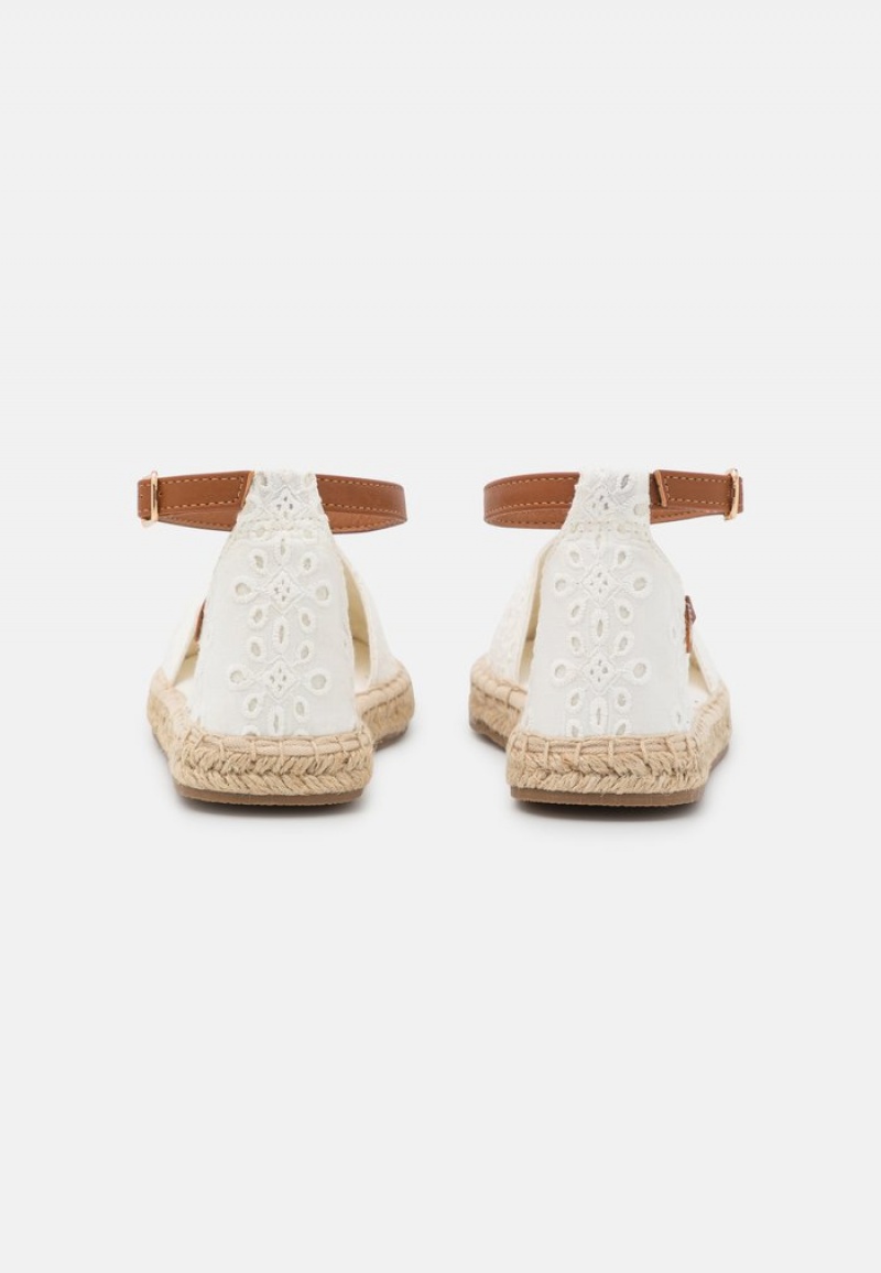 Anna Field Hot Sale Espadrilles Lave Sko Dame Hvite | NO-RTKVA-7056