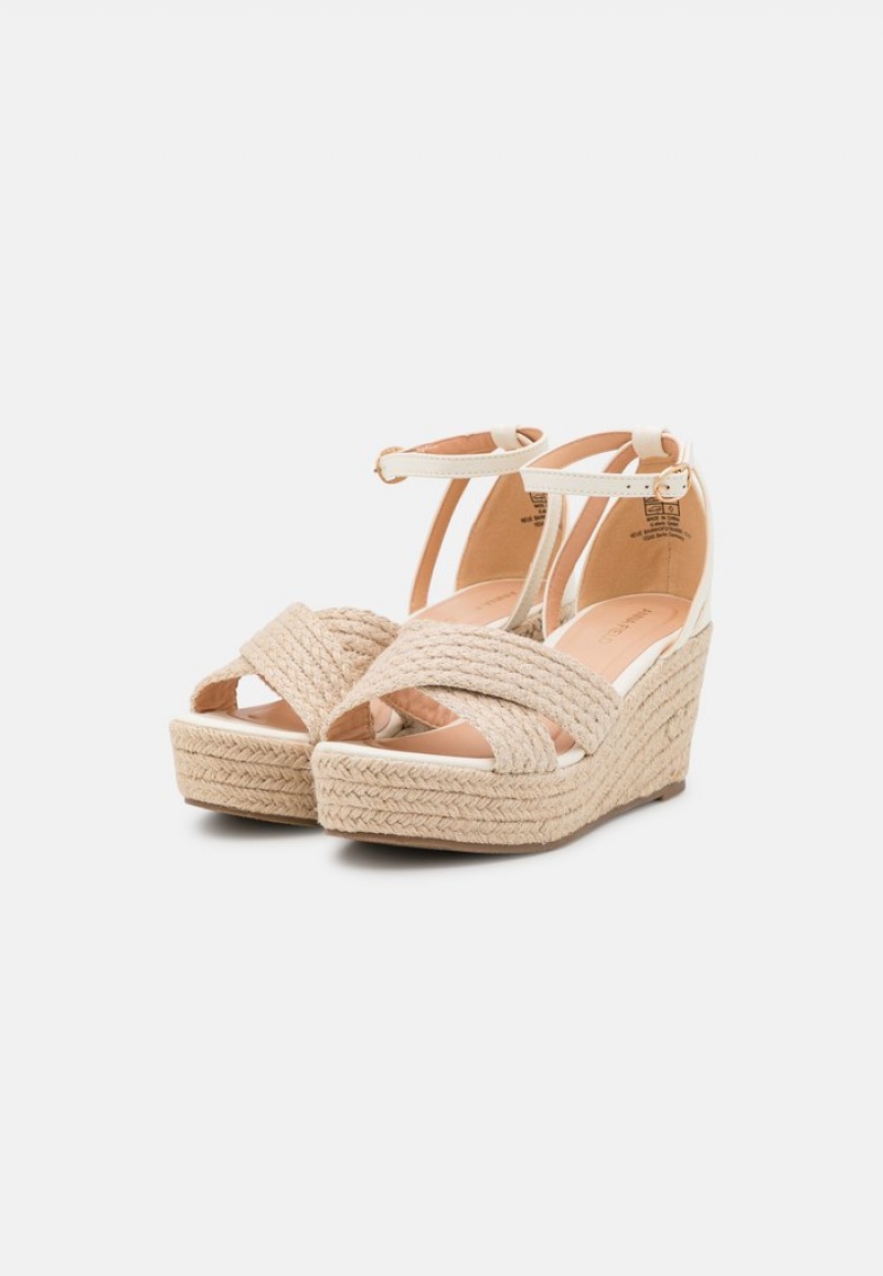 Anna Field Hot Sale Espadrilles Sandaler Dame Beige | NO-TFSGI-0927