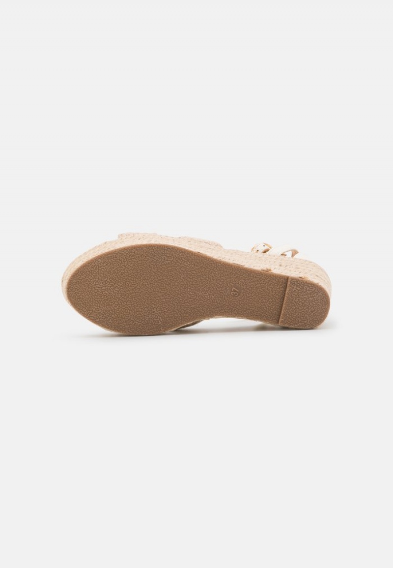 Anna Field Hot Sale Espadrilles Sandaler Dame Beige | NO-TFSGI-0927