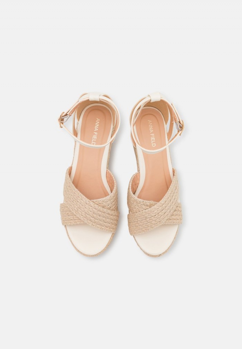 Anna Field Hot Sale Espadrilles Sandaler Dame Beige | NO-TFSGI-0927