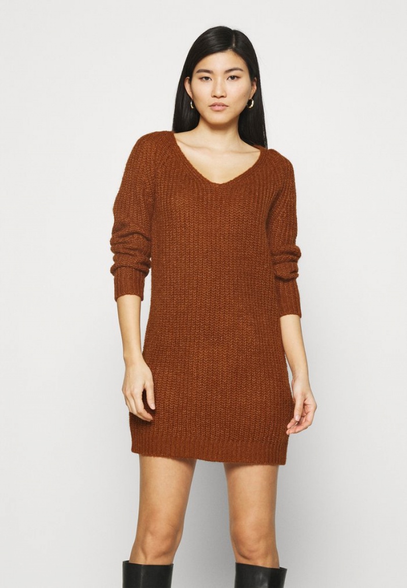 Anna Field Hot Sale Jumper Kjole Dame Brune | NO-YSIZL-8934