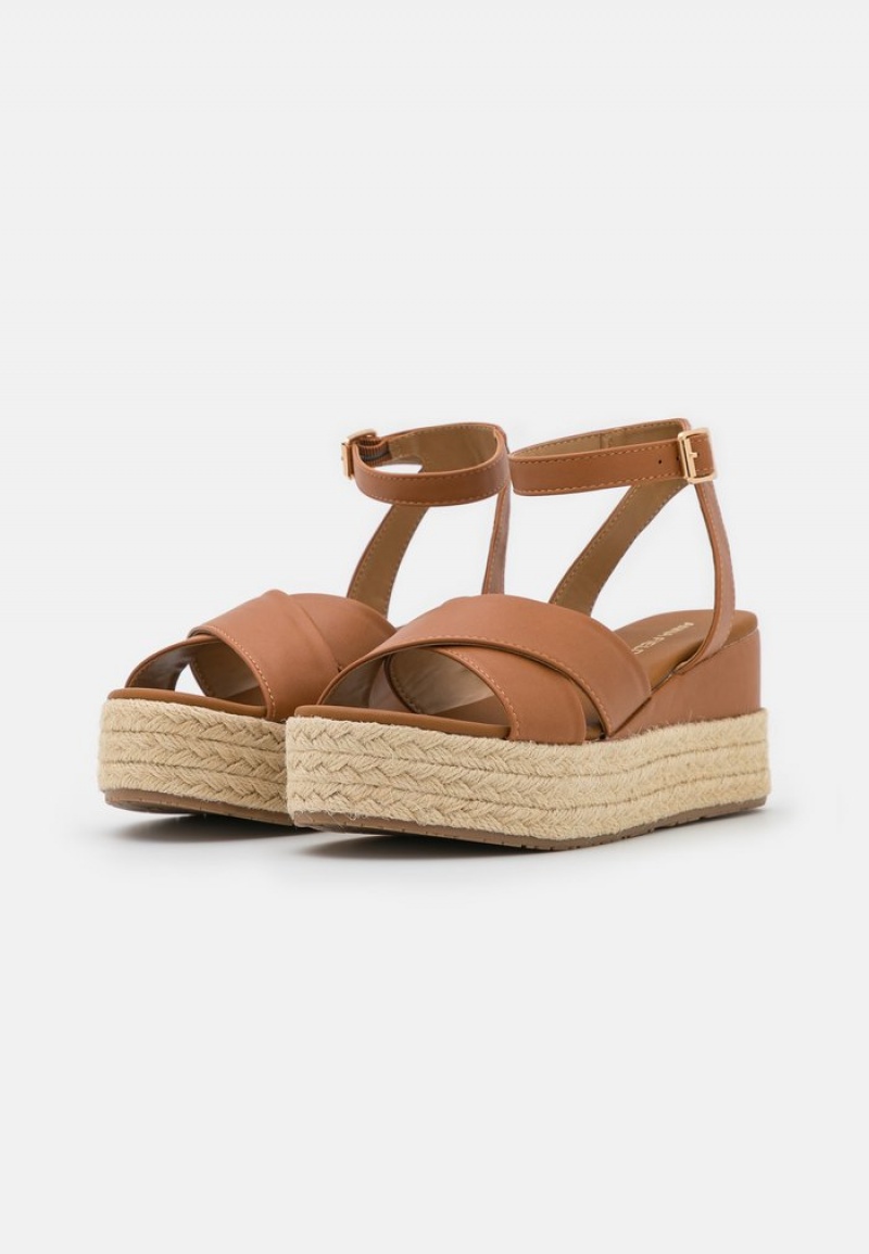 Anna Field Hot Sale Platform Sandaler Dame Brune | NO-YMDWO-6819