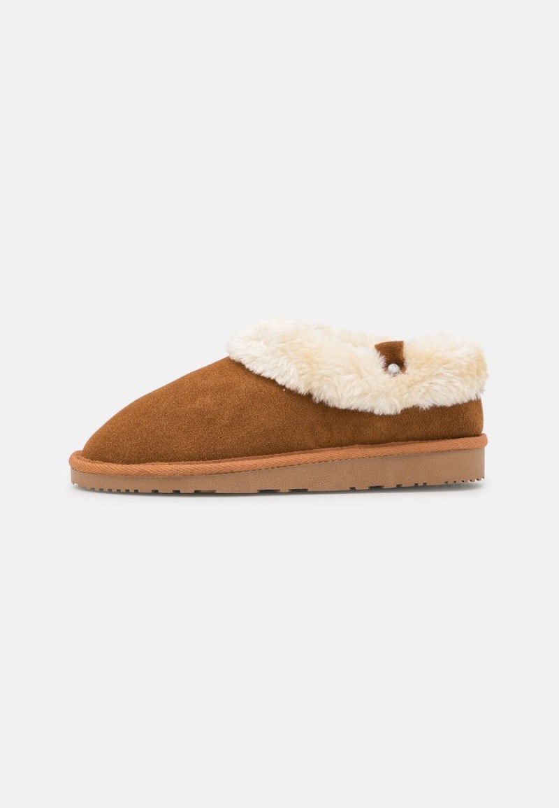 Anna Field Hot Sale Slip-Ons Lave Sko Dame Brune | NO-HBXSV-2631